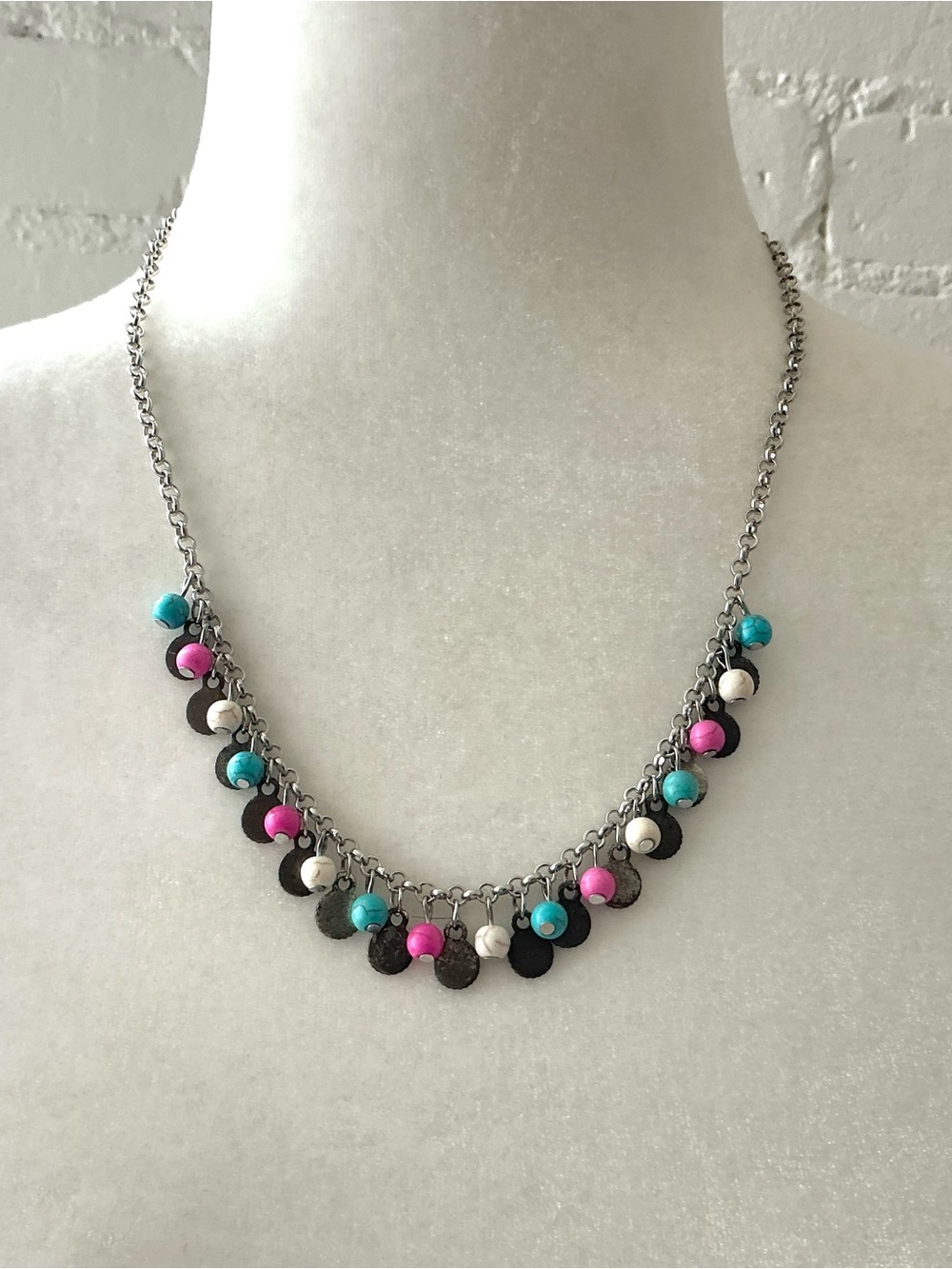 Festival Boho Beaded Necklace Brand New